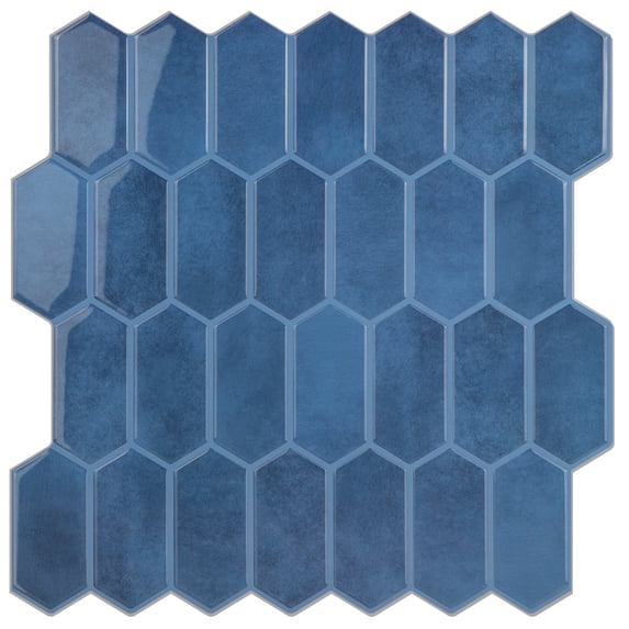 Peel And Stick Backsplash 3D Stick On Vinyl Sticker Thicker Upgrade Waterproof Mosaic Tiles 12 X 12 Inch (Set Of 10)