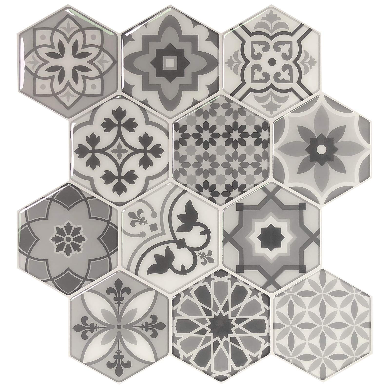 Peel And Stick Backsplash Tiles For Kitchen  Talavera Mexican (10 Sheets)