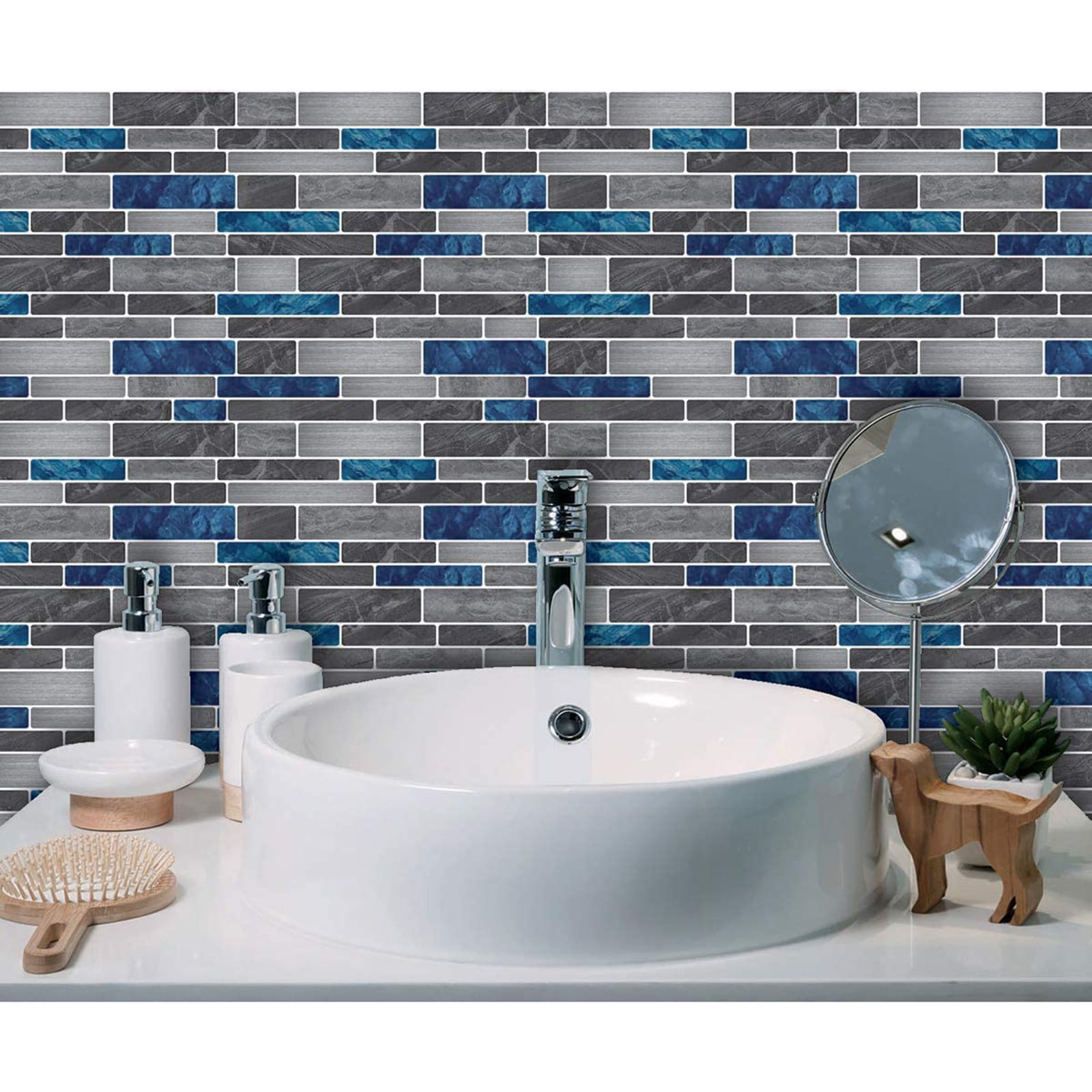 Peel And Stick Bathroom Wall Tile,Wall Sticker ABS 3D Kitchen Windows