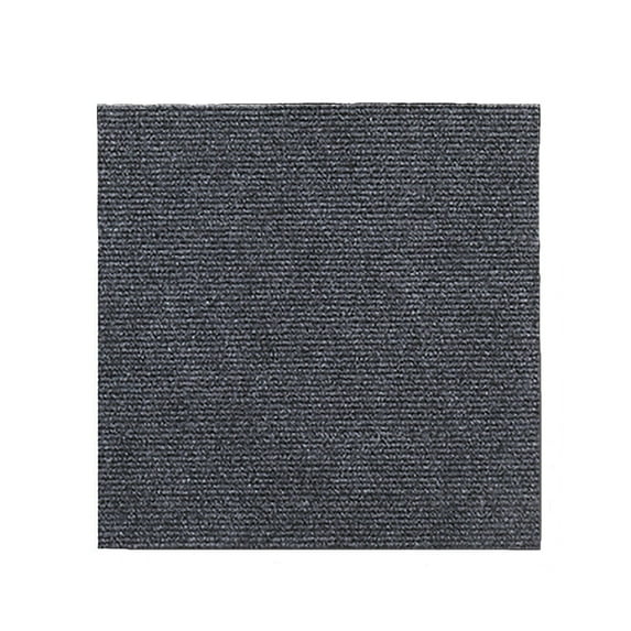 Peel And Stick Carpet Tiles, 24X24 Inch Self-Adhesive Soft Floor Mat, Non-Slip Diy Carpet Square for Bedroom Living Room Gray Tanuke