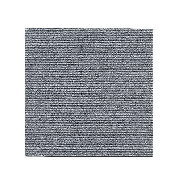 Peel And Stick Carpet Tiles, 24X24 Inch Self-Adhesive Soft Floor Mat, Non-Slip Diy Carpet Square for Bedroom Living Room Gray Tanuke