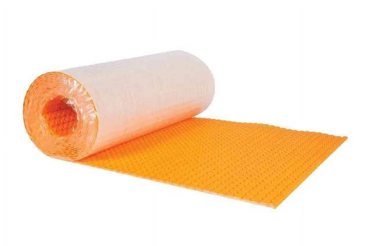Peel And Stick Ditra Heat Membrane 134.5 Sq Ft (12.5 Sq M) Roll DHPS512M Features MortarFree