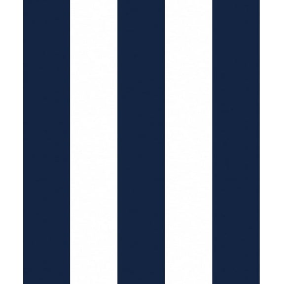 Peel And Stick Geometric Striped Wallpaper Self Adhesive Removable Navy Dark Blue White Stripe Roll 17.5 In X 120 In