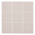 thumbnail image 1 of Pink Peel and Stick Glass Tile, 12'' x 12'' Square Mosaic Glass Backsplash Stick On Wall Tiles for Kitchen Bathroom (5 Sheets), 1 of 6