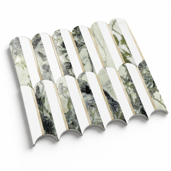 Peel And Sticksplash Seamless Fish Scale Glossy 10