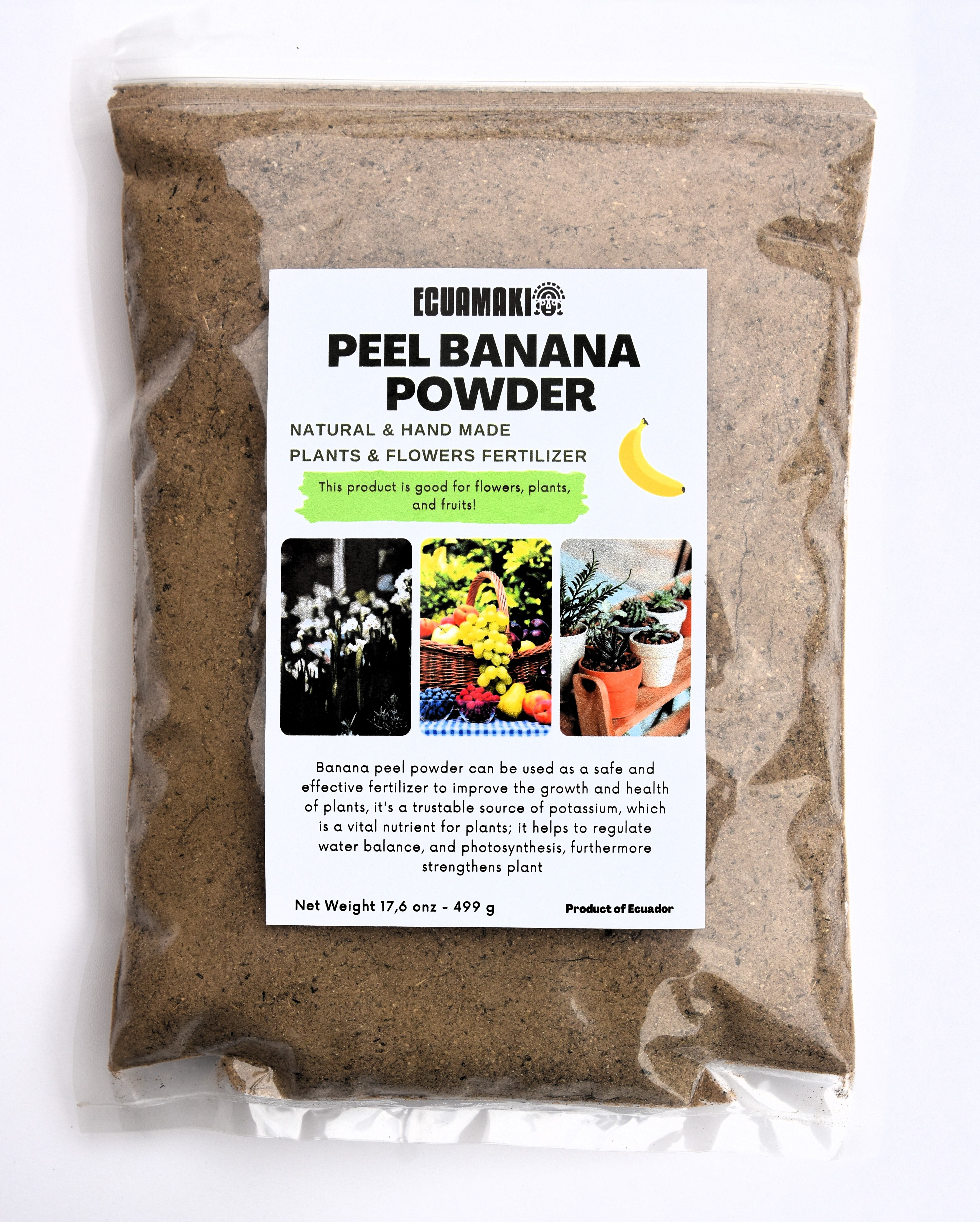 Ecuamaki Banana Peel Powder Natural Fertilizer 1 pack - Walmart.com