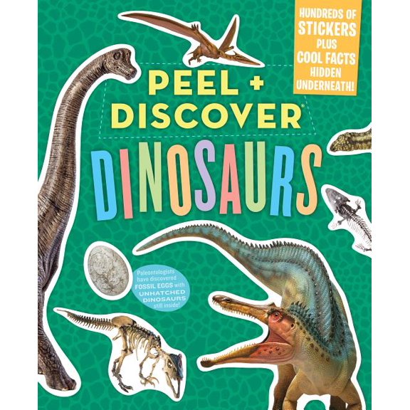 Peel + Discover: Dinosaurs - Paperback