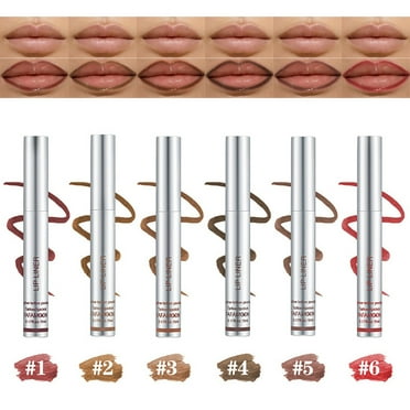 Peel Off Lip Liner | Matte Nude Lip Tattoo Liner | Outlining Lip Shape Long Lasting Lip Stain | Showing Natural Lip Color, Soft Delicate Lip Blam Lip Liner ﻿
