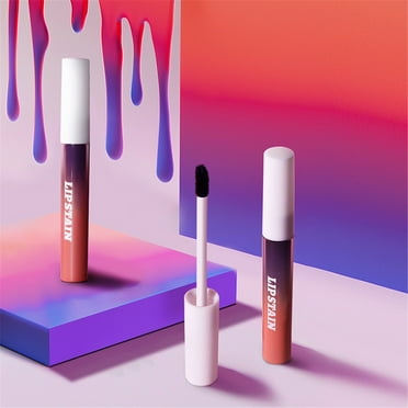 Peel Off Lip Stain Peel Off Lip Tint Stain Highly Pigmented Lip Peel Off Stain Long Lasting LipStains Peel Off Lip Gloss Liquid Lipstick Lip Makeup For Women 2.5ml