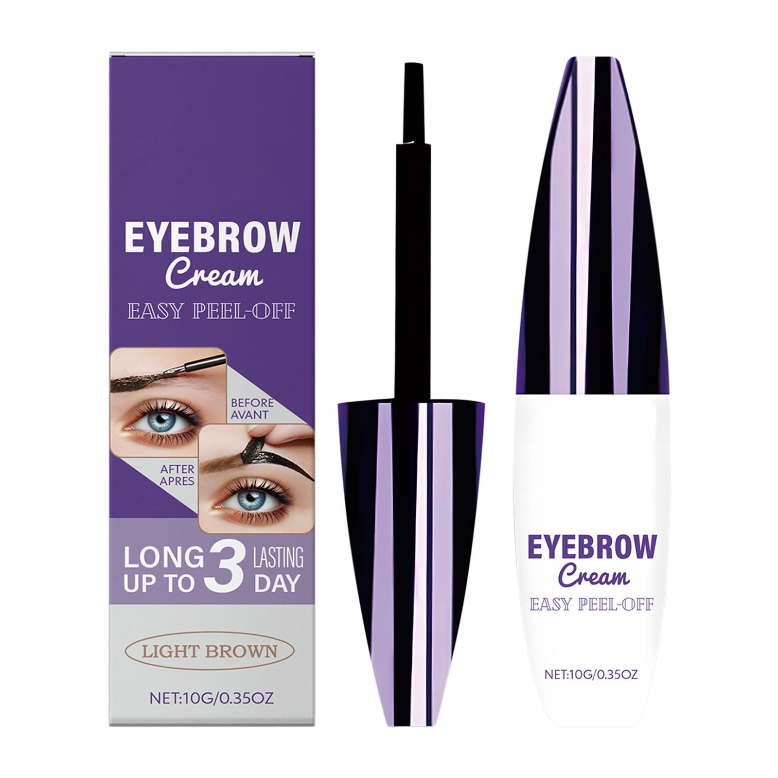 Peel Off Eyebrow Tint, Gel Easy Peel off Eyebrow Gel, Waterproof ...