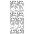 thumbnail image 1 of Peel-Off Stickers - Praying Hands - Silver, 1 of 1