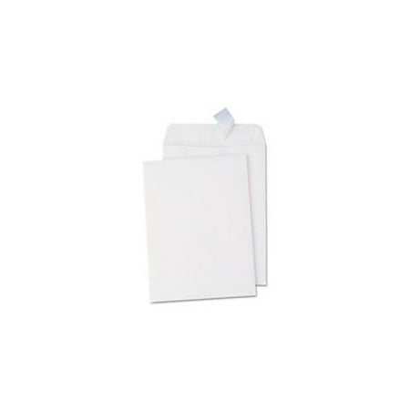 Peel Seal Strip Catalog Envelope, #10 1/2, Square Flap, Self-Adhesive Closure, 9 x 12, White, 100/Box