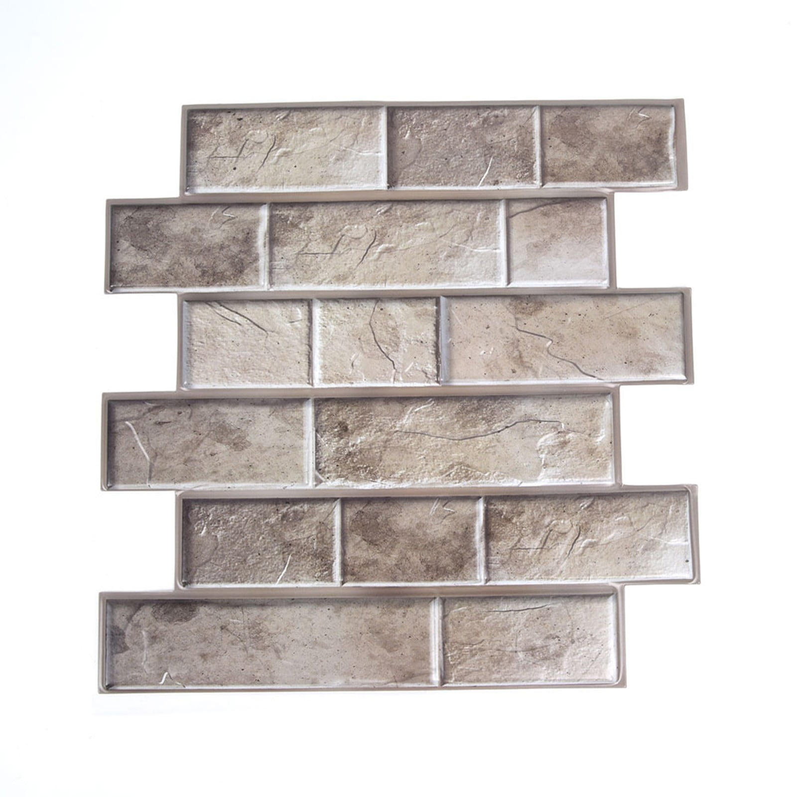 WOWSTAR 10-Sheet Peel And Stick Tiles, Marble Look Kitchen Backsplash Tiles 11 5x11 5 Dark Blue - View #6