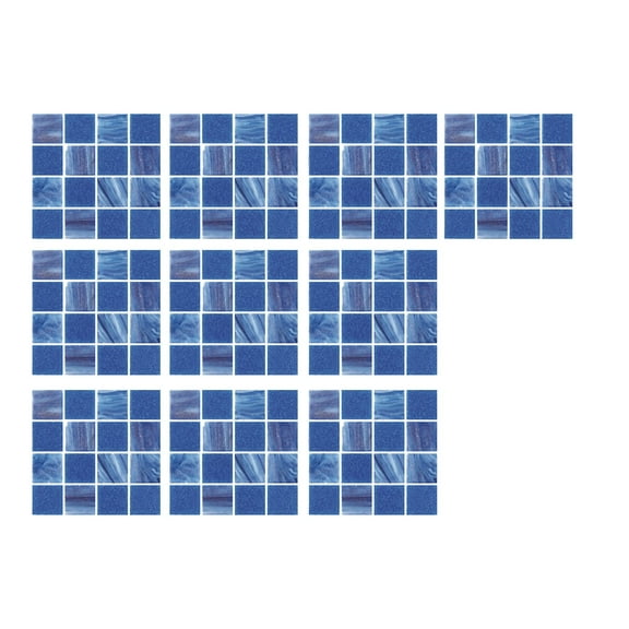 Peel and Stick Backsplash 10 Sheet 8"x8" Marble Peel and Stick Backsplash Tile for Kitchen Mosaic Peel and Stick Wall Tiles for Kitchen Bathroom Fireplace Cabinet Blue
