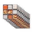 thumbnail image 1 of Peel and Stick Backsplash 10-Sheet Marble Mosaic Stick on Backsplash for Kitchen Waterproof Backsplash Tile Peel and Stick for Bathroom Fireplace Cabinet 4"x4" Multicolored, 1 of 7