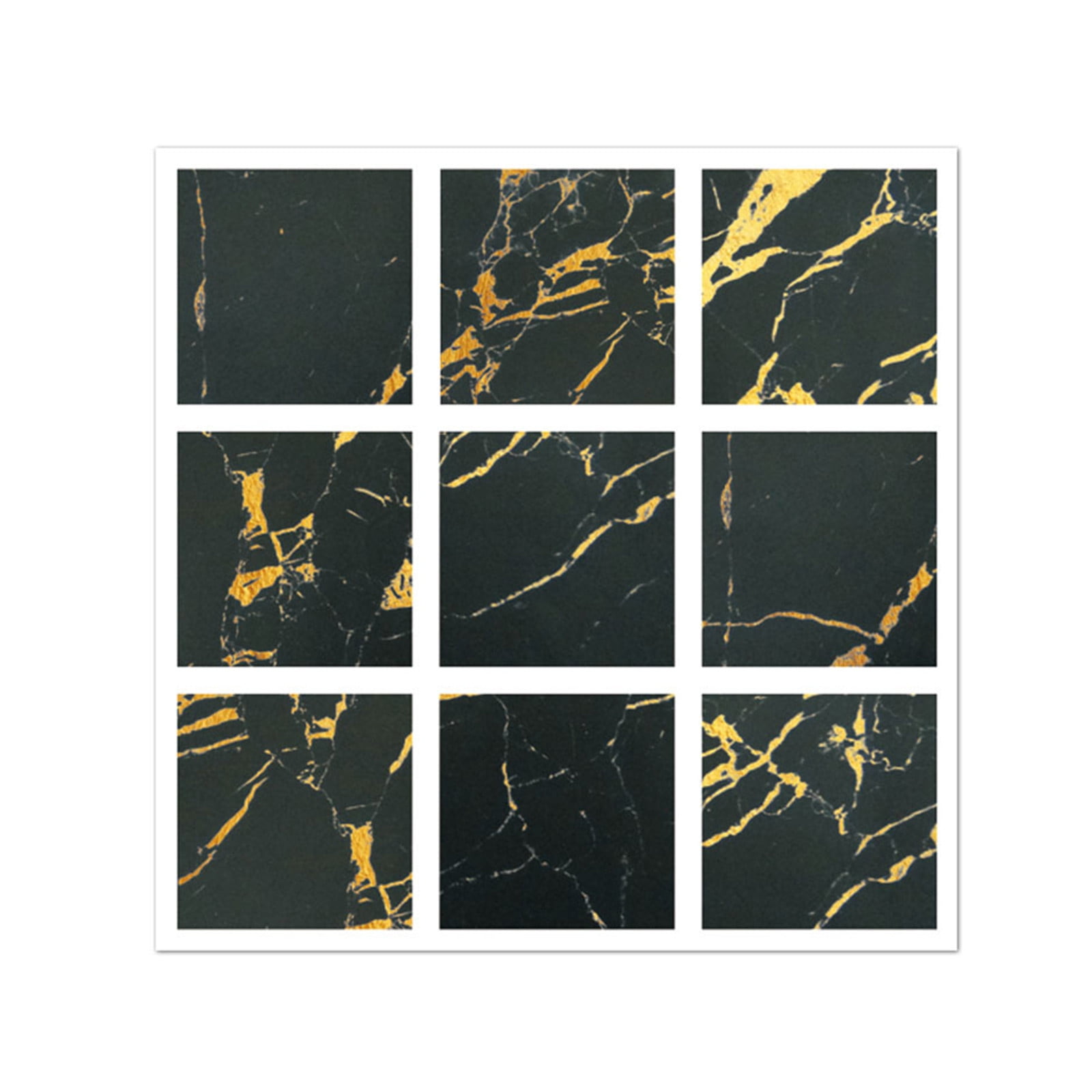 Peel and Stick Backsplash 10 Sheet Self Adhesive Marble Mosaic Peel and Stick Wall Tiles DIY Stick on Backsplash Tile for Bathroom Shower Furniture Camper 4"x4"