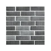 Peel and Stick Backsplash 12"x12" Self Adhesive Subway Kitchen Backsplash Waterproof Grey Peel and Stick Wall Tile for Bathroom Kitchen Camper Shower Furniture