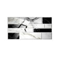 thumbnail image 1 of Peel and Stick Backsplash Marble Stone Backsplash Tile for Kitchen Self Adhesive Peel and Stick Backsplash Tile Peel and Stick Wall Tiles for Bathroom Shower Furniture Camper 4"x8", 1 of 9