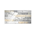 thumbnail image 1 of Peel and Stick Backsplash Marble Stone Backsplash Tile for Kitchen Self Adhesive Peel and Stick Backsplash Tile Peel and Stick Wall Tiles for Bathroom Shower Furniture Camper 4"x8", 1 of 9