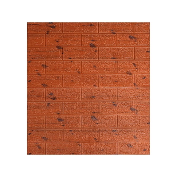 Peel and Stick Backsplash, Peel and Stick Tile, Vintage Brick Wall Tile Stickers, Stick On Tile Backsplash Peel and Stick Self-Adhesive Decorative Decals for Kitchen Bathroom 27.5x30 Inch 1Pcs