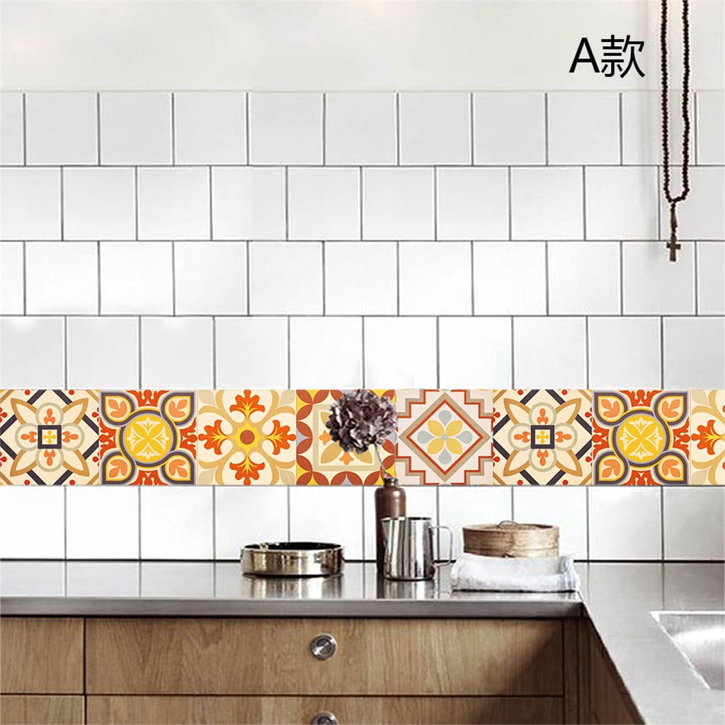 Peel and Stick Backsplash Seamless Tile for Kitchen and Bathroom,White ...