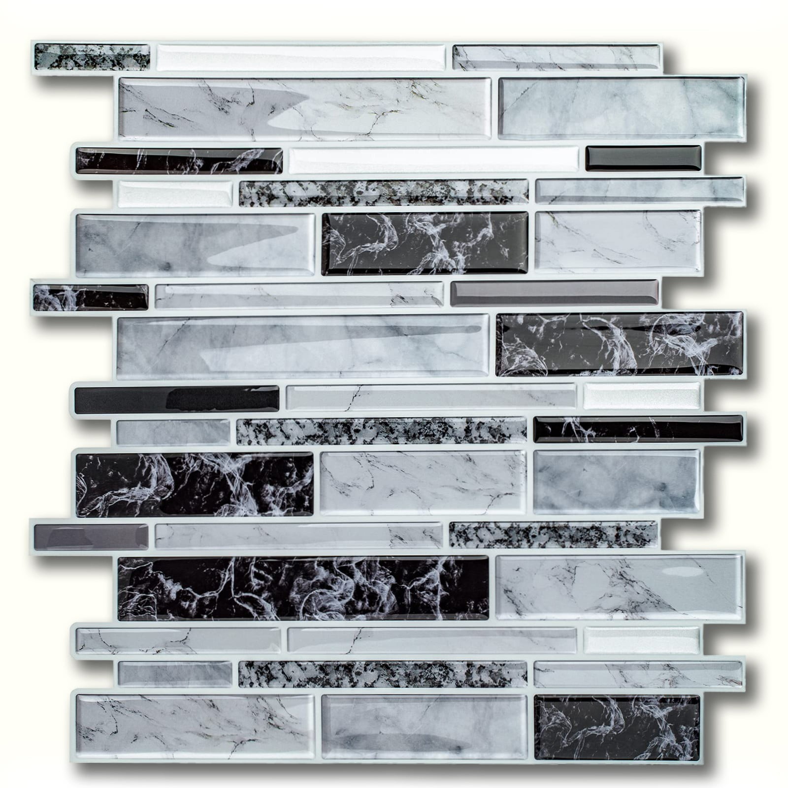 Peel and Stick Backsplash Tile, 3D Waterproof Heat Resistant OilProof