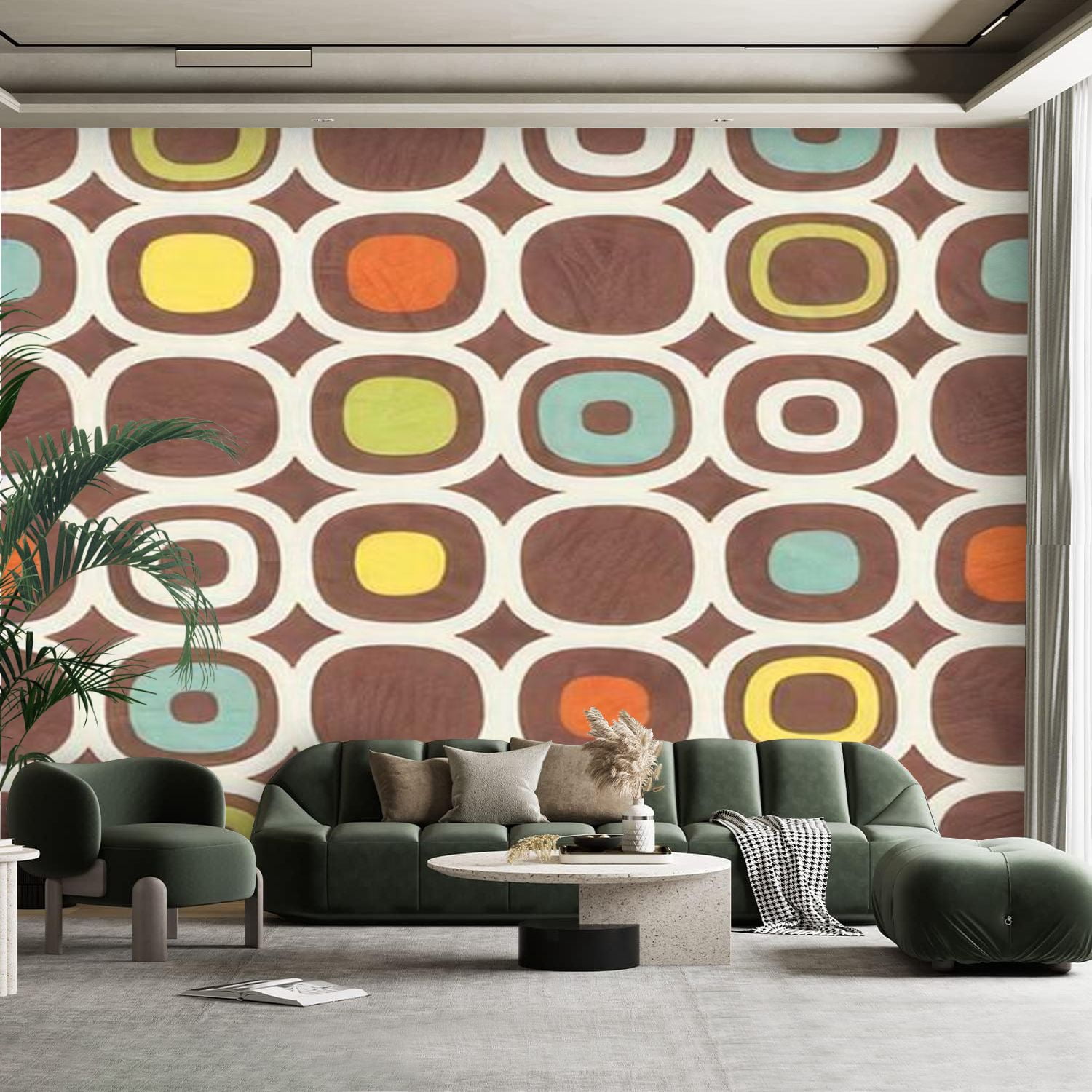 Mid Century Wallpaper Peel And Stick