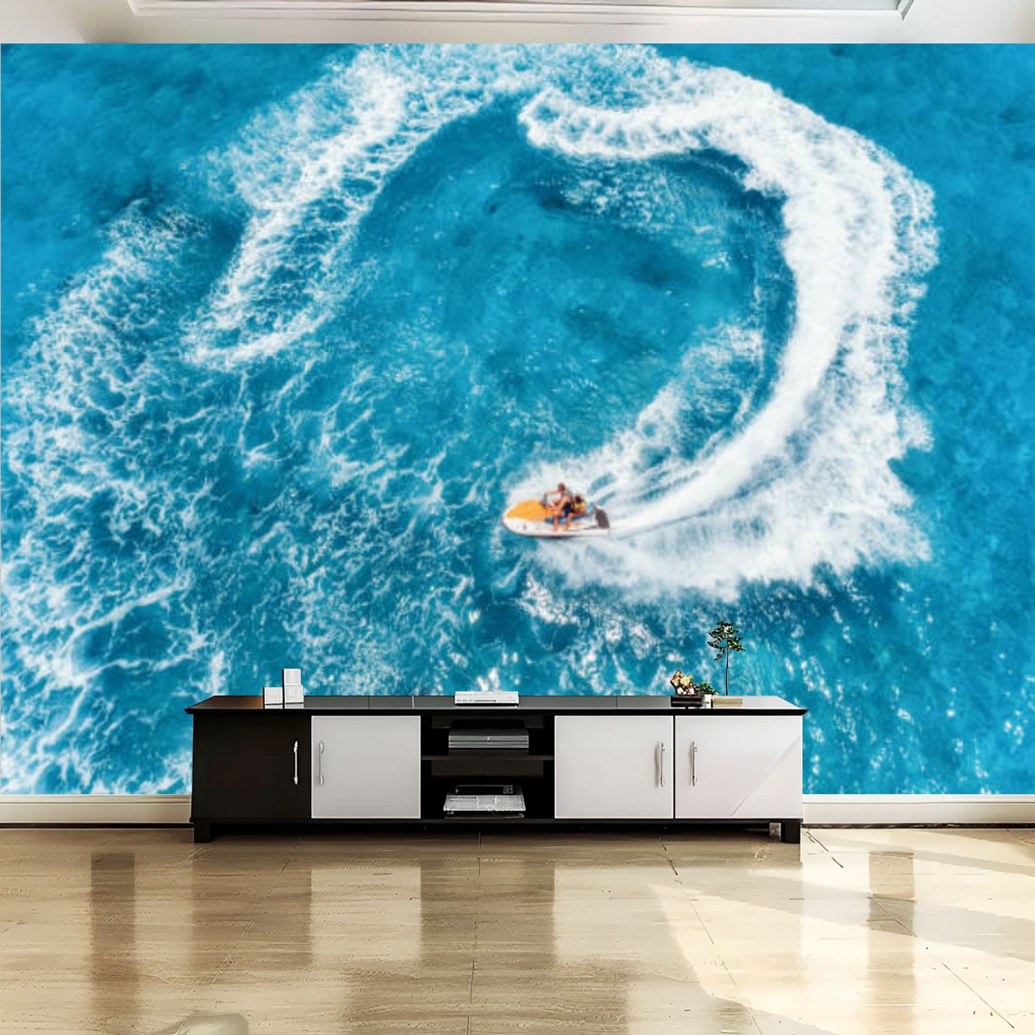 Vintage Nautical Peel And Stick Wallpaper – 17.3"x118" Self-Adhesive Waterproof Canvas Roll For Living Room, Bedroom, Kitchen (FC009)