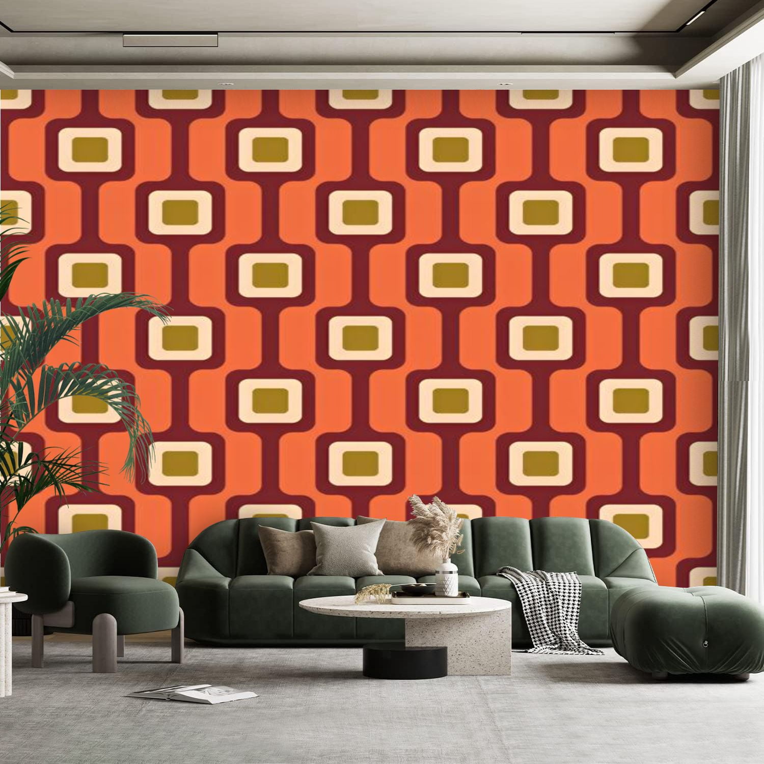 Mid Century Wallpaper Peel And Stick