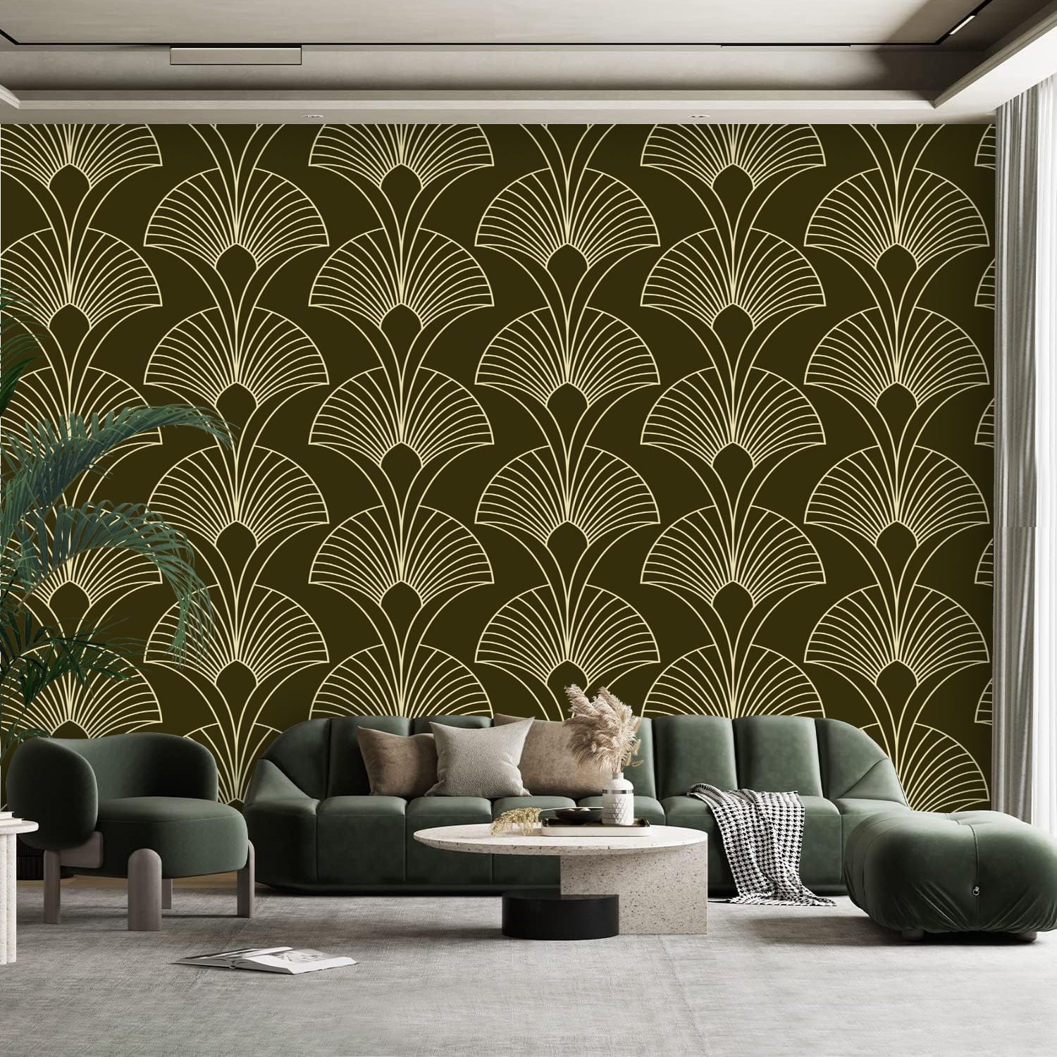 Art Nouveau Peel And Stick Wallpaper