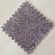 Peel and Stick Carpet Tiles Self Adhesive Carpet Squares ,Non Skid Carpet Tiles on Indoor Outdoor Carpet Squares,12*12in Kids Carpet Foam Puzzle Mat Velvet Baby Eco Floor