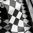 thumbnail image 1 of Peel and Stick Floor Tile, Black Checked Pattern Continuous Vinyl Roll Flooring – 15.7'' x 19.68 ft Roll Covers 25.83 sq. ft, Effortless Alignment, Seamless Look Design for Bathroom, Kitchen, 1 of 18