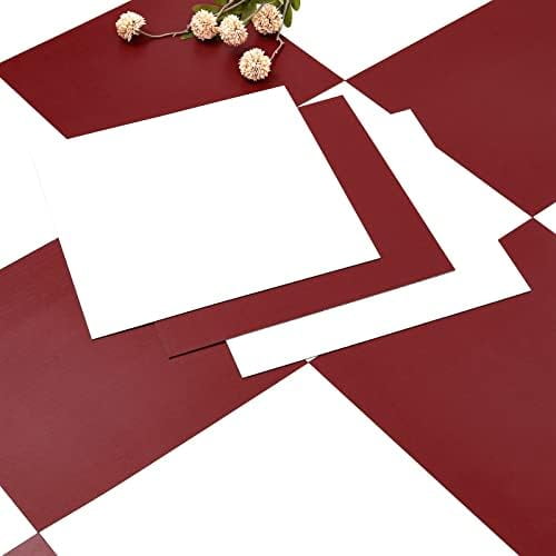 Peel and Stick Floor Tile,Vinyl Flooring Red Checkered Floor Tile 12in12in.DIY Flooring for Dining Room,Bathroom and Kitchen, (30 PCS, 15 Pieces Each in red and White), Red&white