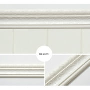 Peel Stick Foam Molding Trim Self Adhesive, Crown Molding Wallpaper Border Flexible, 3D Sticky Wall Edging Lines Foam Baseboard, Wall Base Moulding Trim for Home, Hotel DIY Decoration