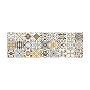 Peel and Stick Tile Wall Stickers, Self Adhesive Waterproof Faux Tile Backsplash, Removable Decorative Wall Decals for Kitchen Bathroom Living Room Home Decor