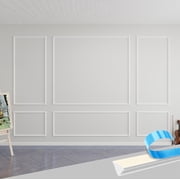 Peel and Stick Wall Molding Kit, 3D Premade Accent Molding Decorative Strips for Interior Wall Moulding Decor, Self Adhesive Decorative Strips2*30" 63"+30" 23"+70" 63"+70" 23"