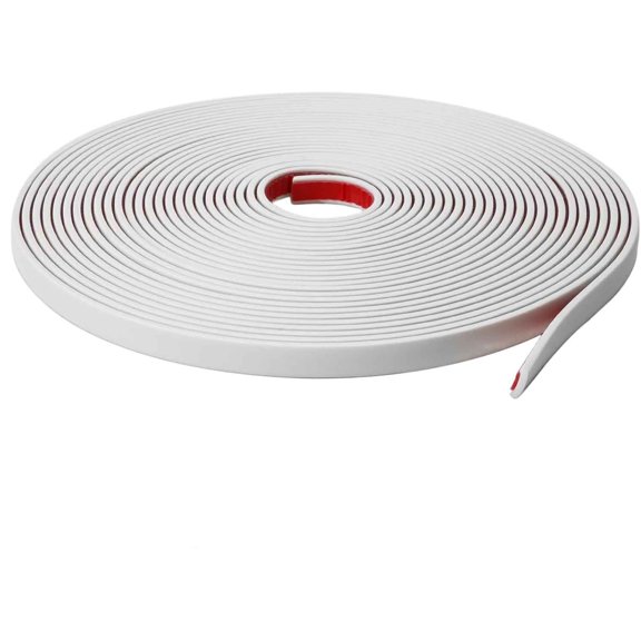 Peel and Stick Wall Molding Trim, White(Paintable) Self Adhesive Flexible Trim for Wall, Edges, Borders, Window Frames, Backsplash Tiles, Baseboard & More