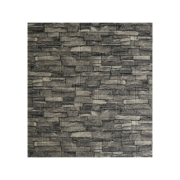 Peel and Stick Wall Panels, Self-Adhesive Wall Cladding Sticker, 1Pcs Thick Anti-Collision Wall Sticker, Simulation Faux Stone Wallpapers, Wall Decoration Sticker 27.5x30.3 In