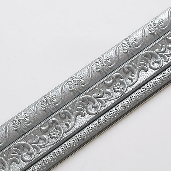 Peel and Stick Wall Trim Verdsylv Peel-and-Stick Wall Border Trim, Decorative Adhesive Skirting for Baseboards & Corners, Easy-Install Pattern Sticker for Waistline Accents, Decorative Border Sticker