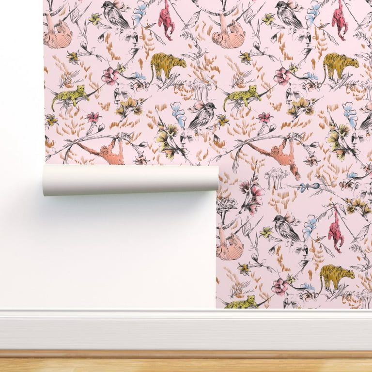 Pink Butterfly Wallpaper – Ginger Monkey