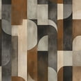 thumbnail image 1 of Peel and Stick Wallpaper 17.7in x 9.8ft Abstract Geometric Curves Neutral Tones Contact Paper Vinyl Waterproof Self Adhesive Wall Paper for Bedroom Shelf Cabinet Renter Friendly, 1 of 8