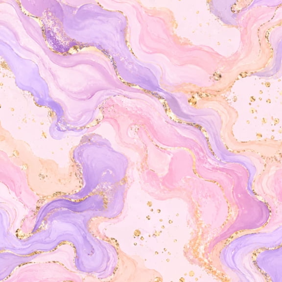 Peel and Stick Wallpaper 17.7in x 9.8ft Abstract Pink Purple Marble Gold Accents Fluid Art Contact Paper Vinyl Waterproof Self Adhesive Wall Paper for Bedroom Shelf Cabinet Renter Friendly