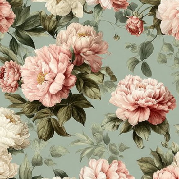 Contct Paper Peel and Stick Wallpaper 17.7in x 9.8ft Vintage Strawberry Wildflower ...