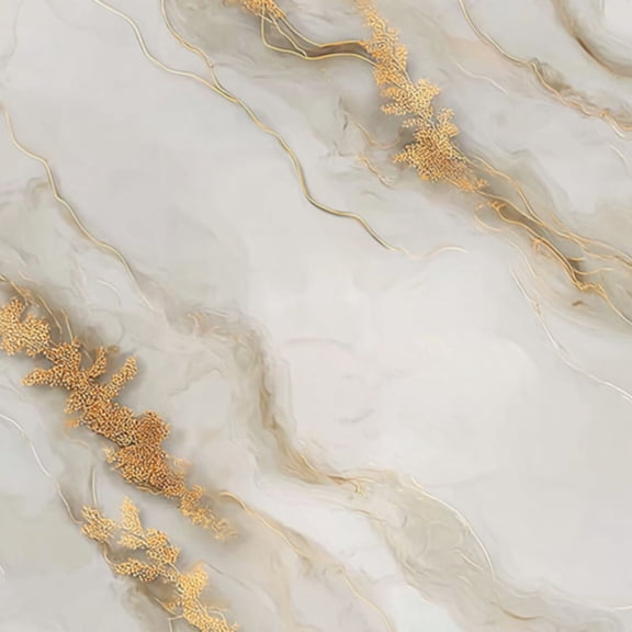 Peel and Stick Wallpaper 17.7in x 9.8ft Elegant Marble Texture Gold Veins Abstract Flowing Contact Paper Vinyl Self-Adhesive Removable Wall Paper for Bedroom DIY Home Decor Renter Friendly