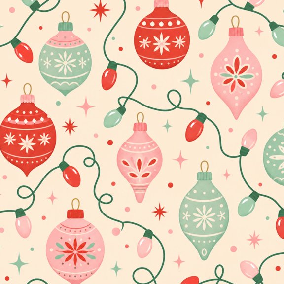 Peel and Stick Wallpaper 17.7in x 9.8ft Festive Christmas Ornament String Lights Stars Contact Paper Vinyl Waterproof Self Adhesive Wall Paper for Bedroom Christmas Decor