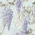 thumbnail image 1 of Peel and Stick Wallpaper 17.7in x 9.8ft Lavender Wisteria Floral Delicate Green Leaves Soft Contact Paper Vinyl Waterproof Self Adhesive Wall Paper for Bedroom Shelf Cabinet Renter Friendly, 1 of 8