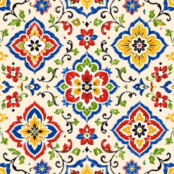 Peel and Stick Wallpaper 17.7in x 9.8ft Mexican talavera ceramic tile Contact Paper Vinyl Waterproof Self Adhesive Wall Paper for Bedroom Shelf Cabinet Renter Friendly