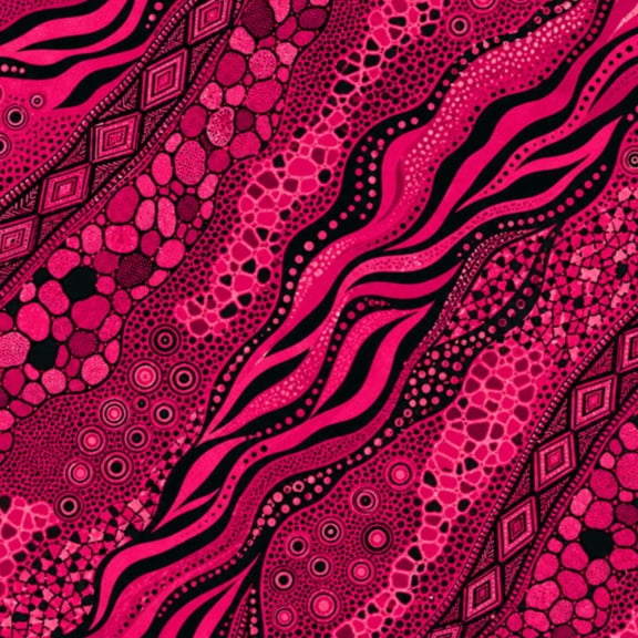 Peel and Stick Wallpaper 17.7in x 9.8ft Pink Black Animal Print Zebra Motifs Abstract Contact Paper Vinyl Waterproof Self Adhesive Wall Paper for Bedroom Shelf Cabinet Renter Friendly