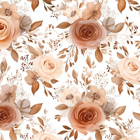 Peel and Stick Wallpaper 17.7in x 9.8ft Romantic Rose Floral Soft Pink Peach Beige Contact Paper Vinyl Waterproof Self Adhesive Wall Paper for Bedroom Shelf Cabinet Renter Friendly
