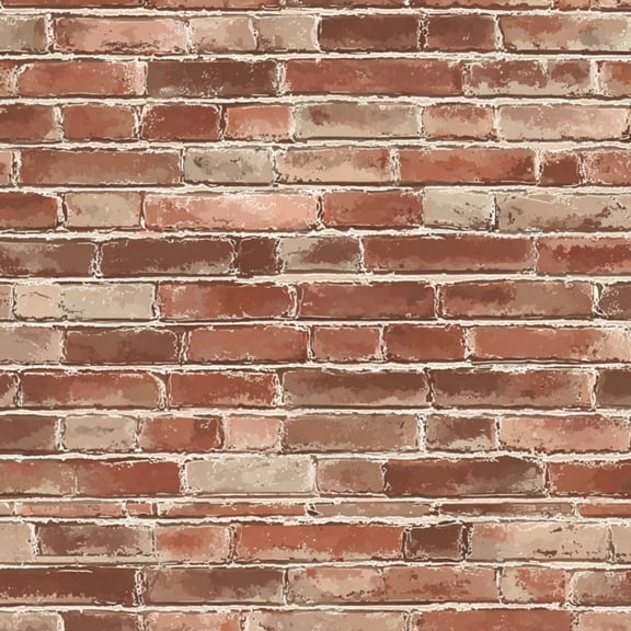 Peel and Stick Wallpaper 17.7in x 9.8ft Rustic Industrial Brick Wall Red Beige Bricks Rustic Contact Paper Vinyl Waterproof Self Adhesive Wall Paper for Bedroom Shelf Cabinet Renter Friendly